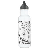 Ik ben overvloed door dankbaar bevrediging te zijn waterfles  (Rechts)