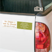 Ik ben Pagan en ik ben Proud. Bumpersticker (Op Truck)