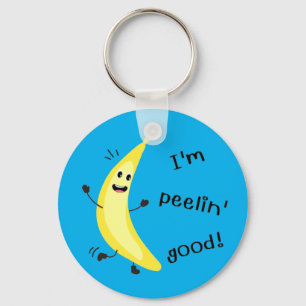 Ik ben Peelin. - Funny Fruit Pun Sleutelhanger