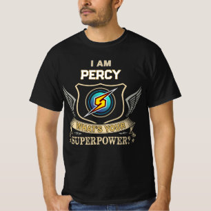 Ik Ben PERCY Wat Is Jouw Superkracht T-shirt