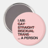 IK BEN PERSOON MAGNEET (Voorkant / Achterkant)