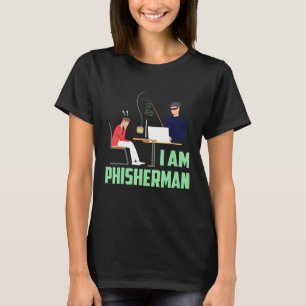 Ik ben Phisherman Hacker T-shirt