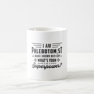 Ik ben Phlebotomist Superpower Phlebotomy Gift Koffiemok