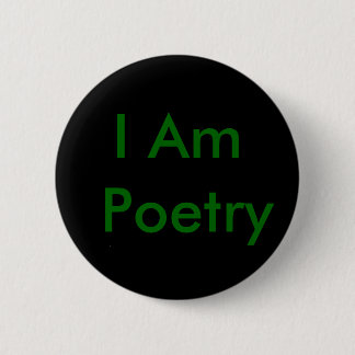 Ik ben Poetry Ronde Button 5,7 Cm