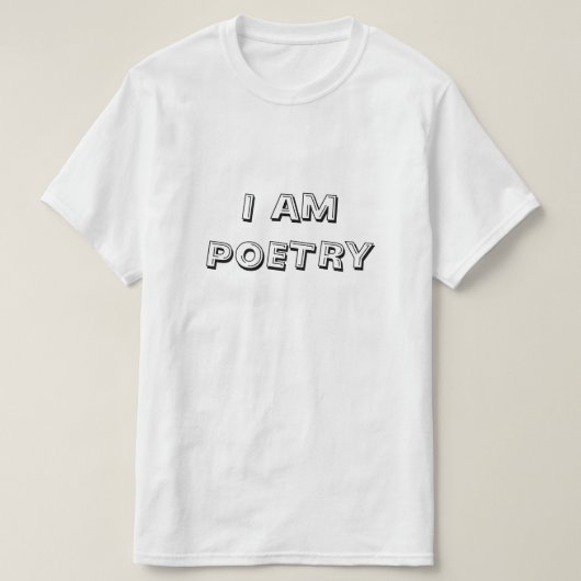 Ik ben Poetry T-Shirt (Design voorkant)