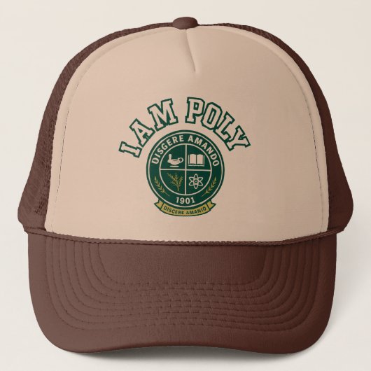 Ik ben POLY Petthoed Trucker Pet (Voorkant)