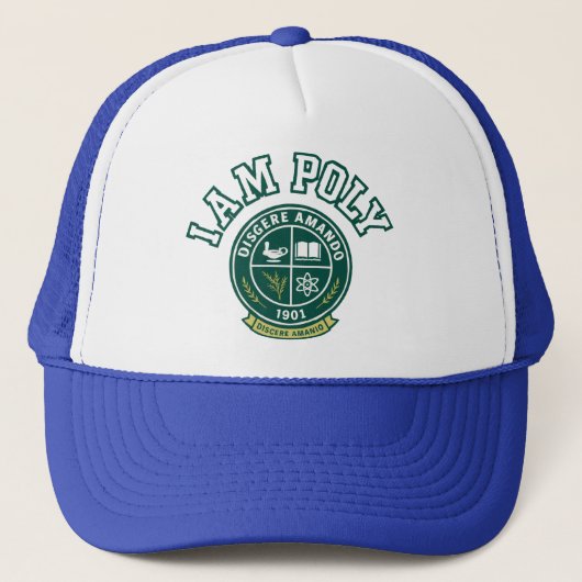 Ik ben POLY Petthoed Trucker Pet (Voorkant)