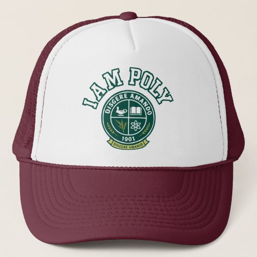 Ik ben POLY Petthoed Trucker Pet (Voorkant)