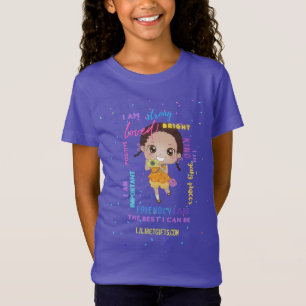 IK BEN - Positieve bevestigingen voor een zwarte b T-shirt