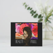 Ik ben prachtig briefkaart (Staand voorkant)