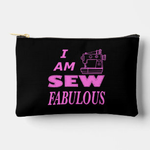 Ik ben prachtig naaid in zwart en roze etui