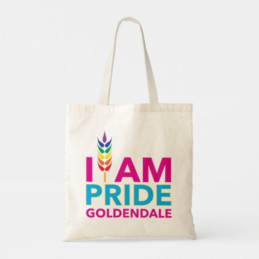 IK BEN PRIDE Goldendale Canvas tas (Achterkant)