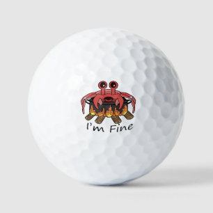 Ik ben prima kokende krab golfballen