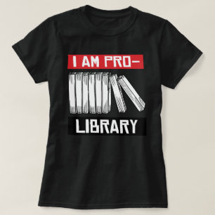 Ik ben pro bibliotheek t-shirt