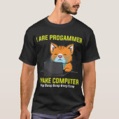 Ik ben programmeer die ik maak van computerpiepkra t-shirt (Voorkant)