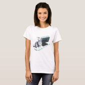 Ik ben programmeur en maak een computerpiepboop Ca T-shirt (Voorkant volledig)