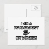 Ik ben psycholoog... Geen tovenaar Briefkaart (Voorkant / Achterkant)