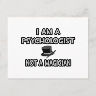 Ik ben psycholoog... Geen tovenaar Briefkaart