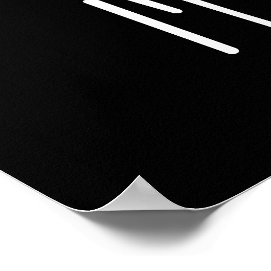 Ik ben Pun Dark BG. Poster (Hoek)