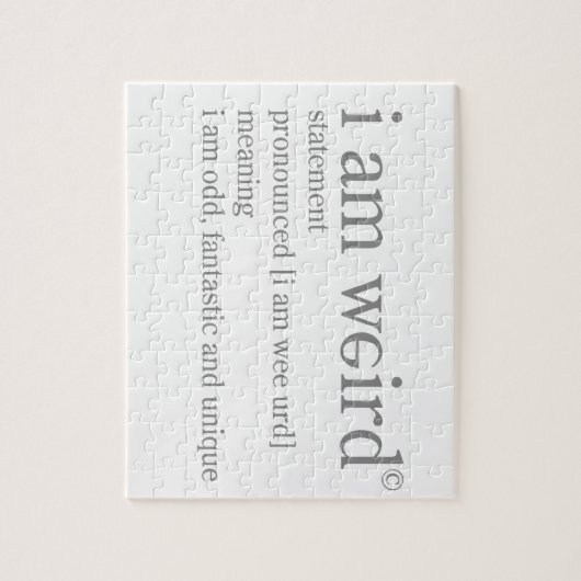 Ik ben raar legpuzzel (Verticaal)