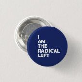 Ik ben Radicaal links Ronde Button 3,2 Cm (Voorkant /achterkant)