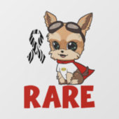 Ik ben Rare JJ Window Sticker White Lettering (Vel)