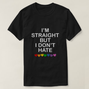 IK BEN RECHT, MAAR IK HAAT NIET ALLEEN RAINBOW HAR T-SHIRT