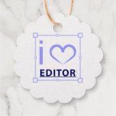 Ik ben redacteur bedankjes labels (Achterkant)