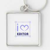 Ik ben redacteur sleutelhanger (Voorkant)
