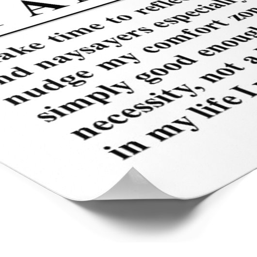 IK BEN RESILIENTE Poster om u te inspireren en te (Hoek)