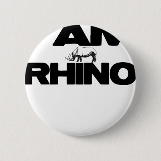 IK BEN RHINO RONDE BUTTON 5,7 CM