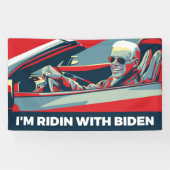 IK BEN RIDIN MET BIDEN SPANDOEK (Horizontaal)