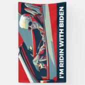 IK BEN RIDIN MET BIDEN SPANDOEK (Verticaal)