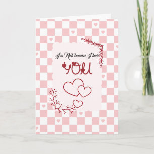 Ik ben rijk omdat ik jou heb valentine's vouwkaart feestdagen kaart