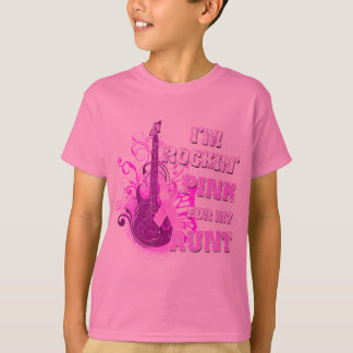 Ik ben Rockin-roze voor mijn tante T-shirt