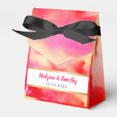 Ik ben RODE WATERVERF Trouwgeschenk Favor Box Afha Bedankdoosjes (Voorkant Zijde)