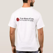 Ik ben Santa Claus T-shirt (Achterkant)