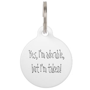 Ik ben Schattig, maar leuk contact info Huisdierpenning