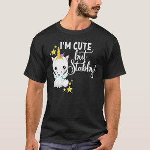 Ik ben Schattige maar stekelige eenhoorn voelen ee T-shirt