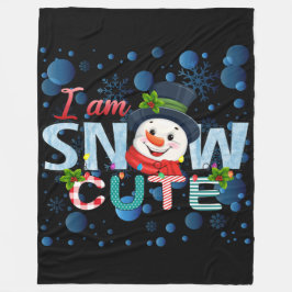 Ik ben Schattige van sneeuw Fleece Deken