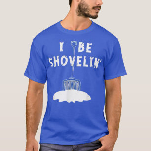 Ik ben schitterende sneeuw aan het schoppen. t-shirt