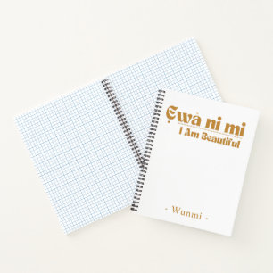 Ik Ben Schoonheid Notitieboek — Cadeau voor Haar