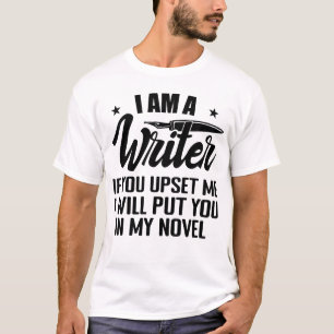 Ik ben schrijfster grappigheidsschrijver Novel Wri T-shirt