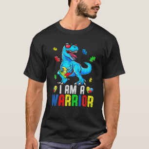 Ik ben schrijver Autism Familie Dinosaur Autisme T-shirt