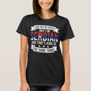 Ik ben Servische Roots Servië Vlag Trots Servisch T-shirt