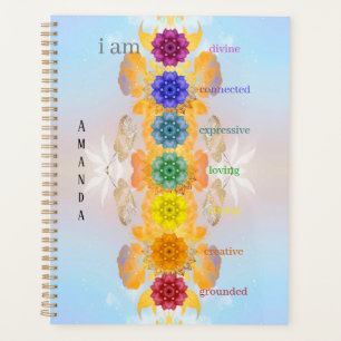 Ik ben Seven Chakra Mandala gepersonaliseerd Planner