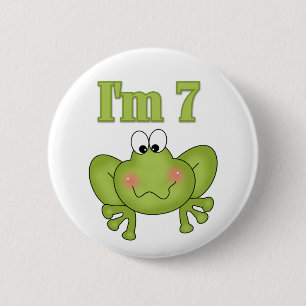 Ik ben Seven Frog Button