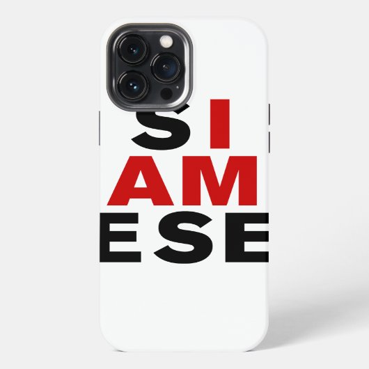 IK BEN SIAMEES iPhone HOESJE (Achterkant)