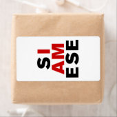 IK BEN SIAMESE ETIKET (Insitu)