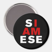 IK BEN SIAMESE MAGNEET (Voorkant / Achterkant)